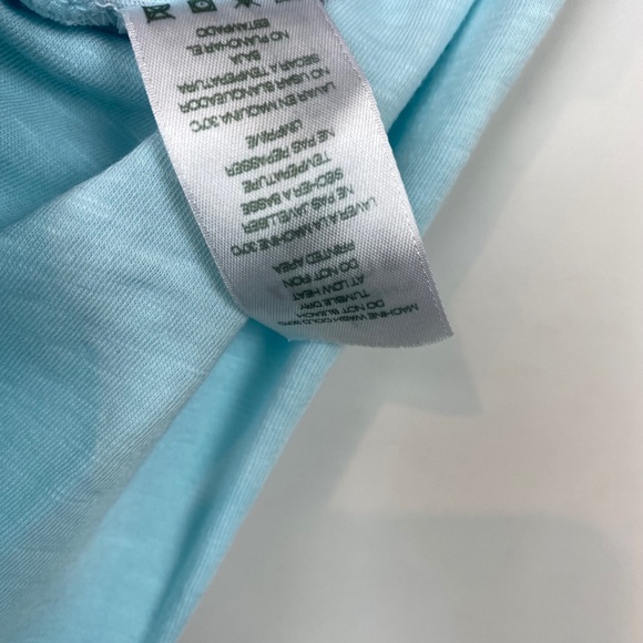 Sundry Light Blue Striped Cotton Tank 1 - Picture 9 of 9